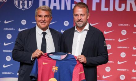 Hansi Flick: “No estoy lejos de la idea del Barça de Cruyff o de Guardiola”