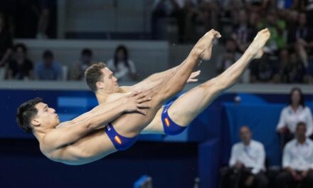 Abadía y García Boissier, sextos en la final de salto sincronizado de 3 metros