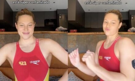 El baile viral de la nadadora española Ángela Martínez por tener que competir en el Sena: “Hay cadáveres y ratas”