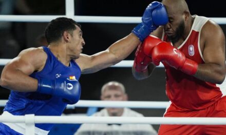 Ayoub Ghadfa supera la encerrona francesa y boxeará por el oro en los superpesados