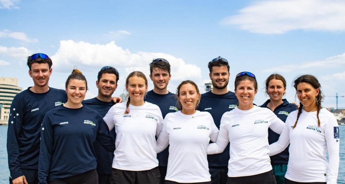 El Andoo Team Australia ha comenzado los entrenamientos en las aguas de Barcelona