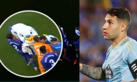 Hugo Mallo, declarado culpable de abuso sexual contra la mascota del Espanyol
