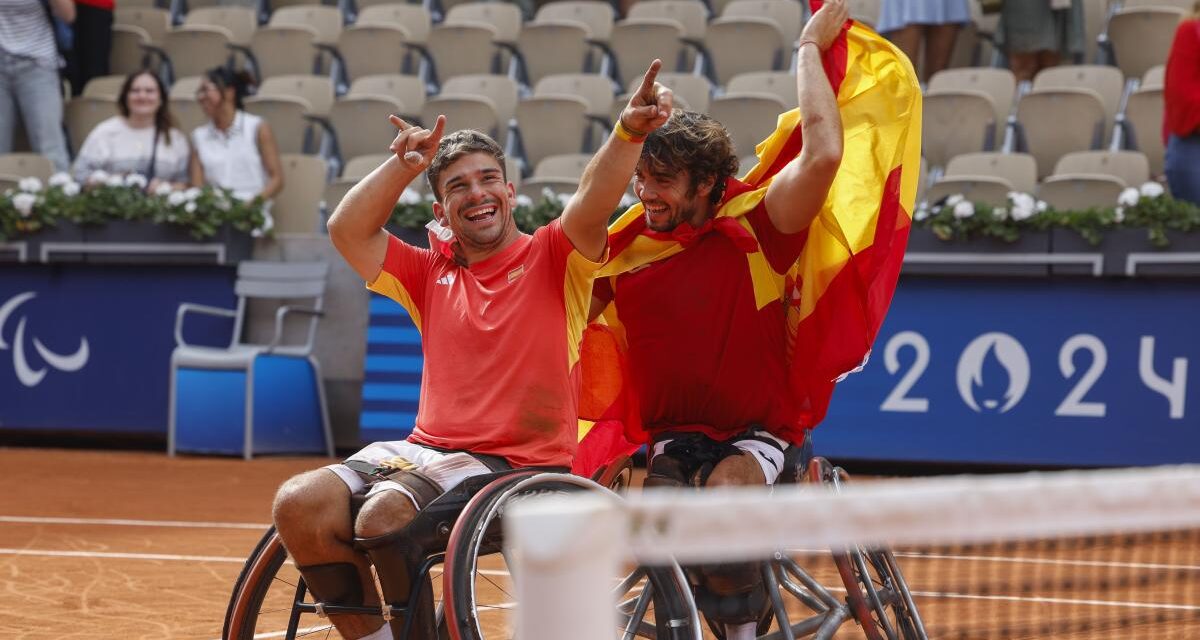 España logra su primera medalla de tenis en silla de ruedas y supera los 36 metales de Tokio