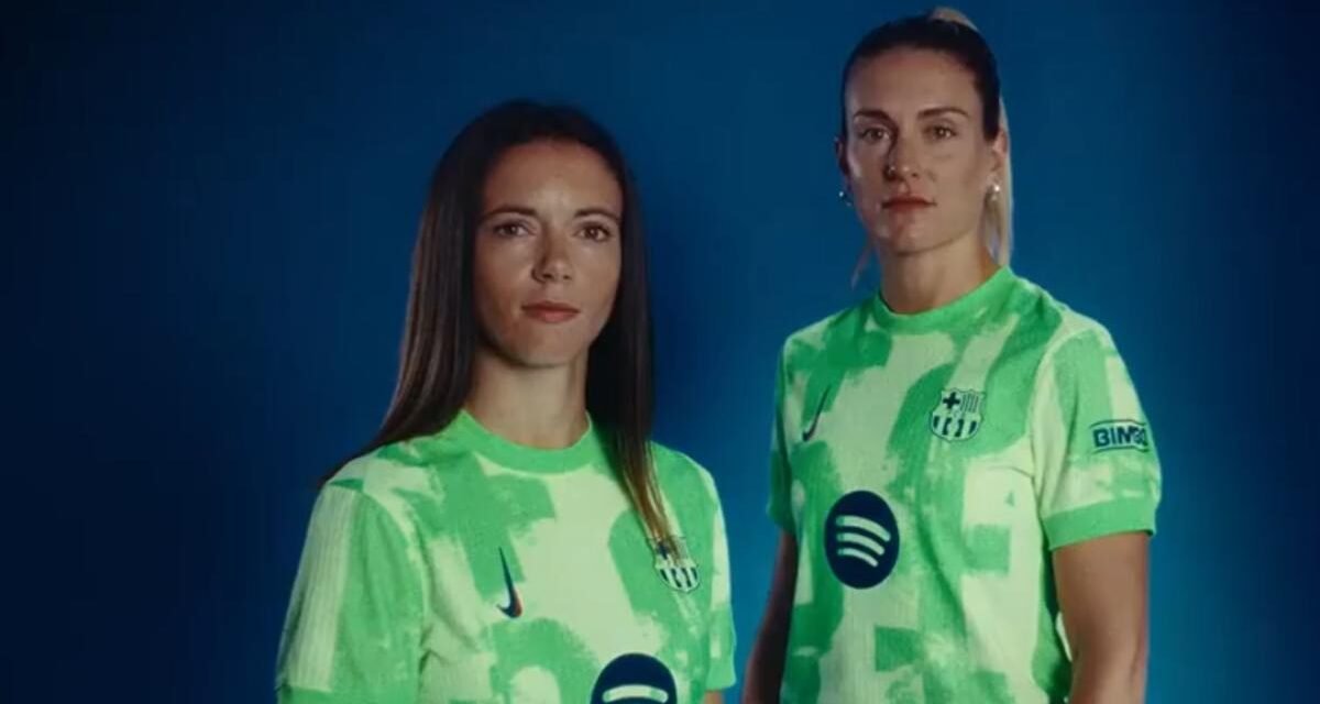 El Barça presenta su tercera equipación “verde esperanza” inspirada en el fútbol femenino