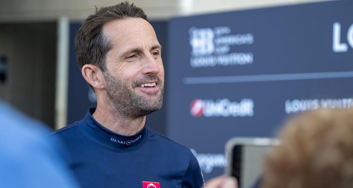 Ben Ainslie, timonel principal del INEOS Britannia en la Copa del América: “Es genial estar ya en la final”