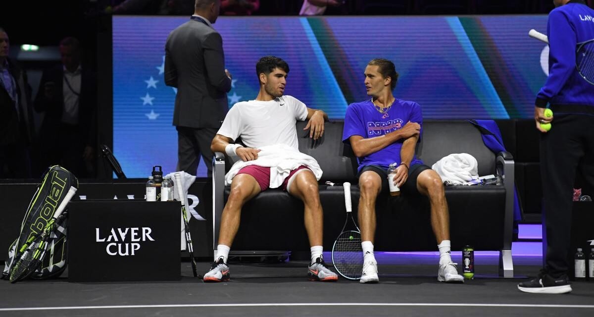 Alcaraz y Zverev, pareja inédita de dobles en la Laver