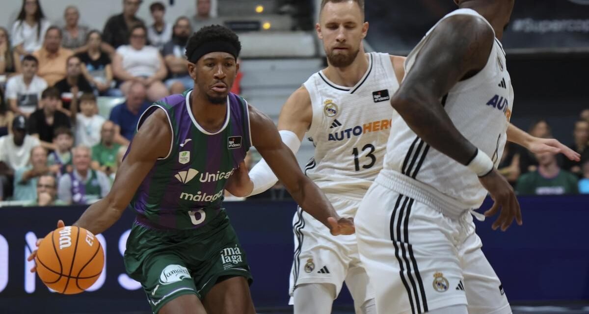 El Unicaja de Málaga vence al Real Madrid y conquista su primera Supercopa