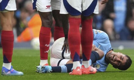 El Manchester City confirma que Rodri estará fuera mucho tiempo por su lesión de rodilla