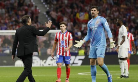 Courtois, baja para dos semanas