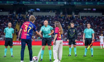 El FC Barcelona rinde tributo a la 37ª Copa del América en su partido contra el Getafe