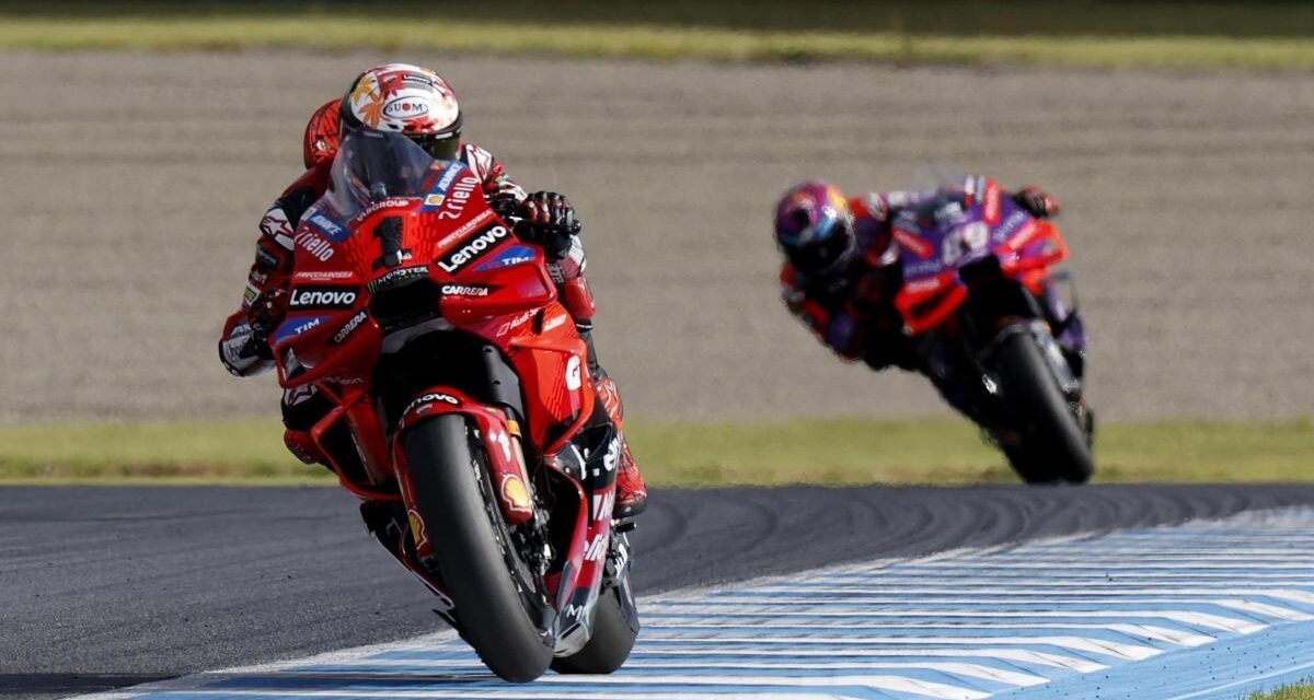 Bagnaia sigue recortando a Martín y Márquez vuelve al podio