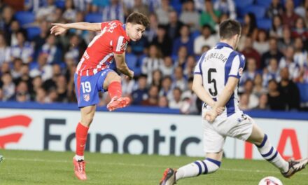 El Atlético salva un punto en Anoeta