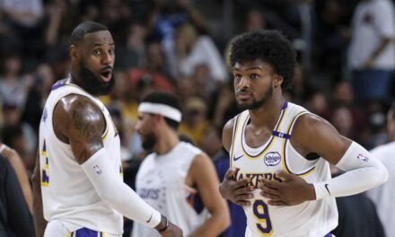 El sueño de LeBron James se hace realidad: comparte pista con su hijo Bronny