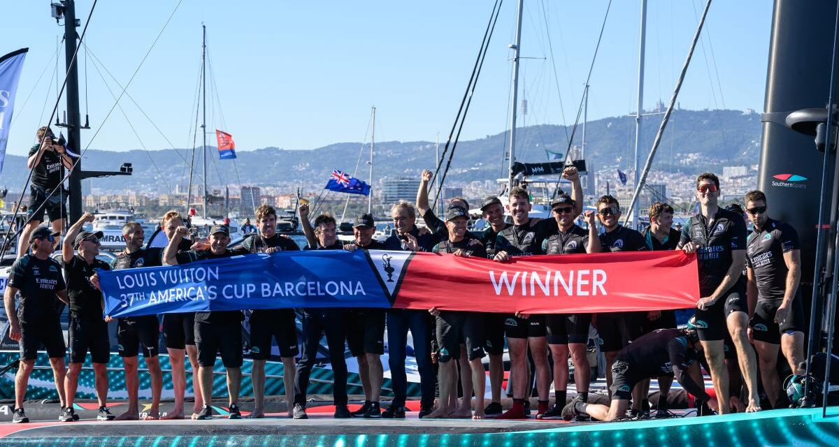 Victoria histórica de los kiwis: Emirates Team New Zealand revalida la Copa América por tercera vez consecutiva