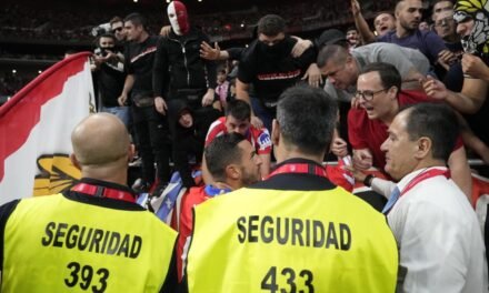 El Atlético concluye la investigación de los incidentes del derbi con nueve socios expulsados