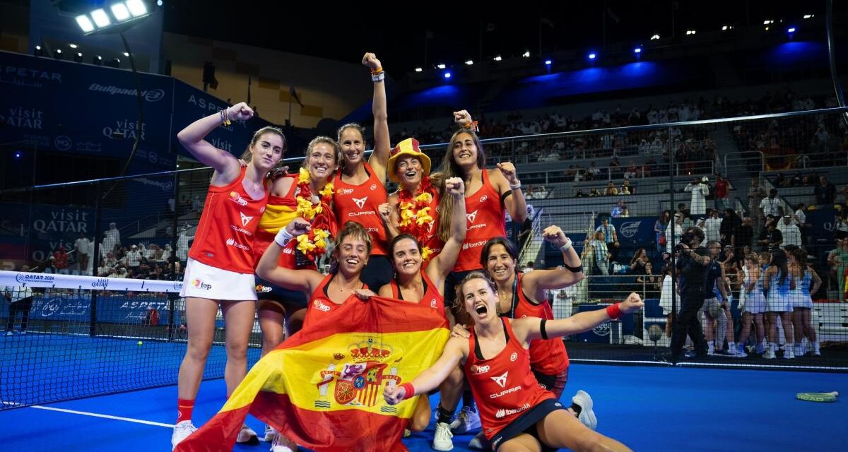 España gana su noveno Mundial de pádel femenino frente a Argentina