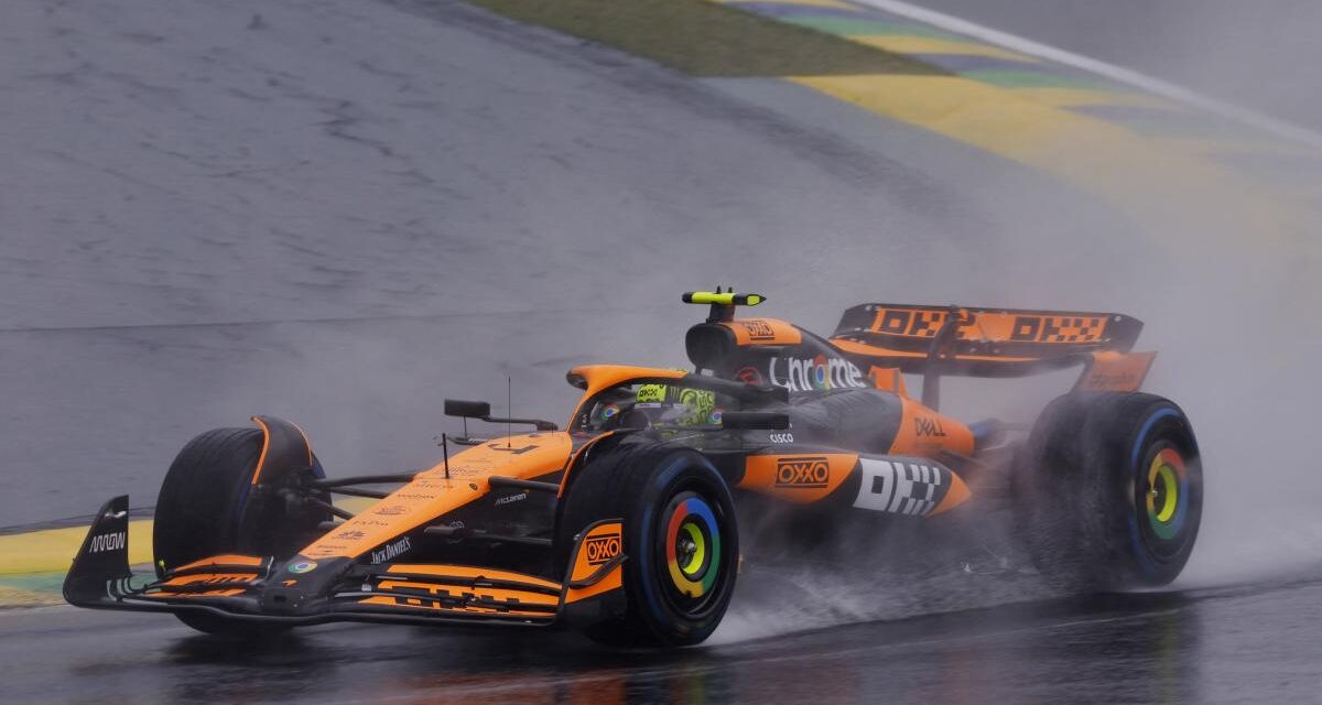 Norris se lleva la ‘pole’ en el caos de Interlagos y tendrá una oportunidad de oro: Verstappen, 17.º