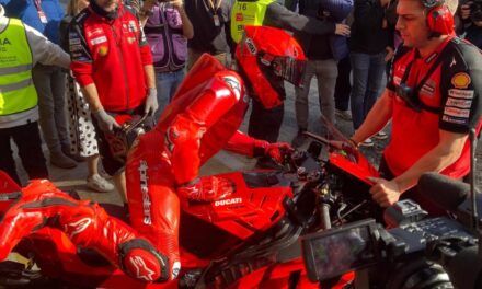 Marc Márquez ya prueba su nueva Ducati oficial en Montmeló