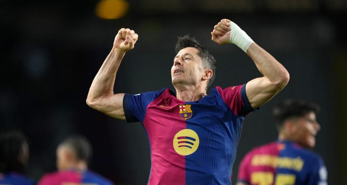 Lewandowski alcanza los 100 goles en la Champions
