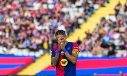 Raphinha: “Bajamos el nivel que teníamos y eso nos está complicando”