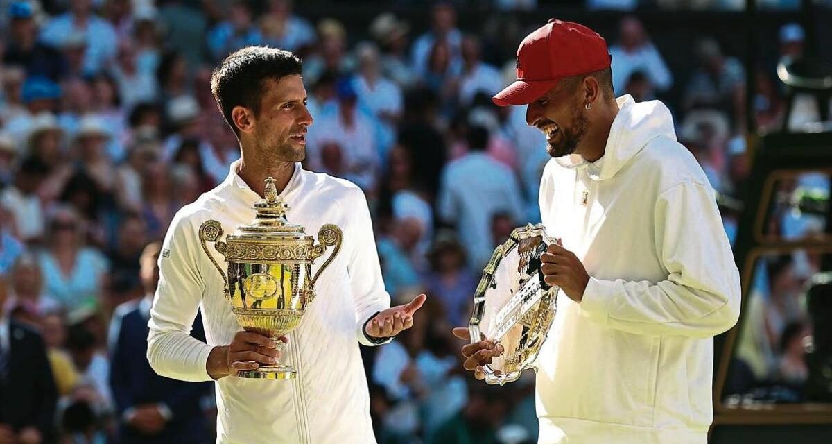 Djokovic formará pareja de dobles con Kyrgios en Brisbane