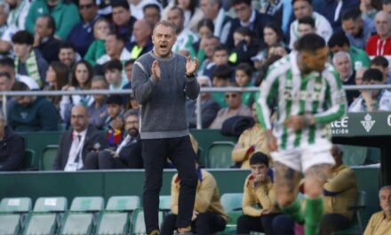 Primera expulsión de Flick como entrenador del Barça