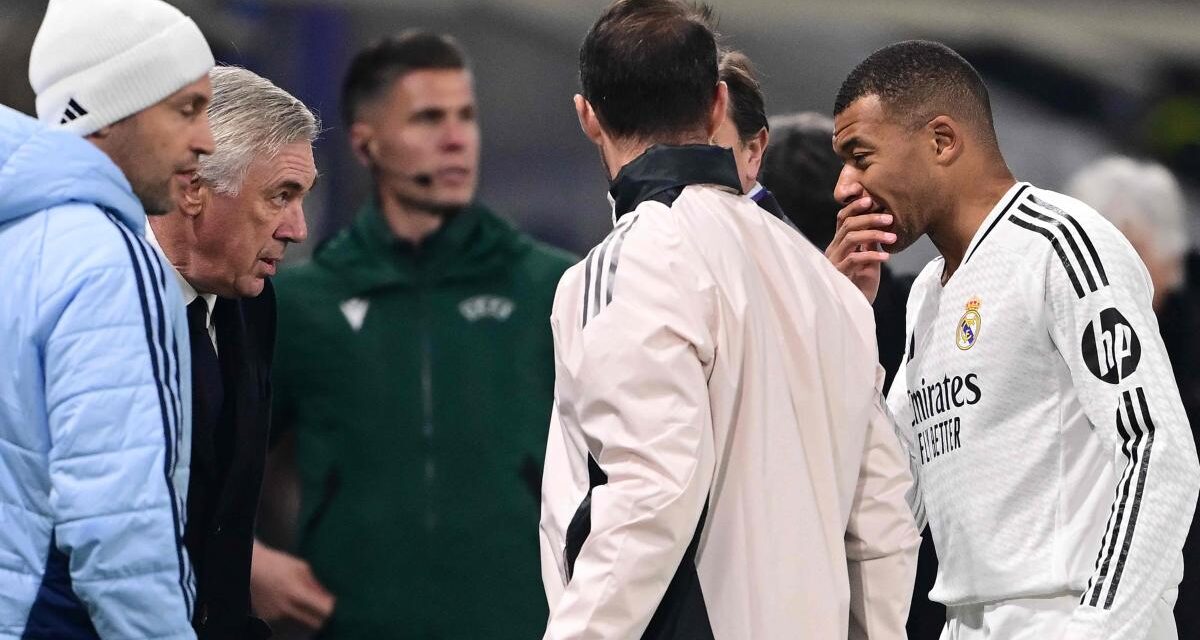 Ancelotti quita hierro a la lesión de Mbappé: “Es una sobrecarga en el isquio, una molestia”