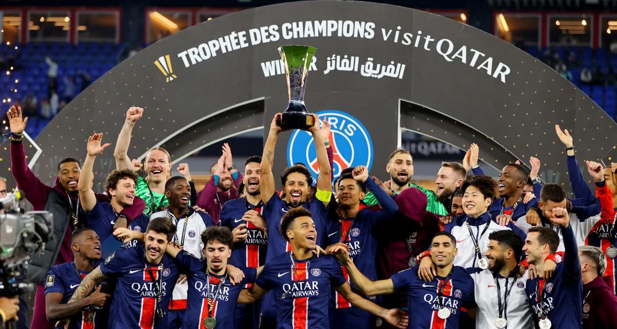 Fabián asiste, Dembélé sentencia y el PSG gana la Supercopa de Francia