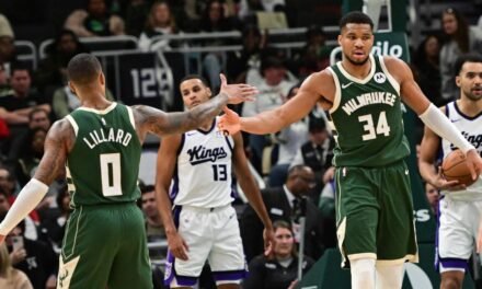 Un implacable Antetokounmpo acaba con la imbatibilidad de los Kings en 2025