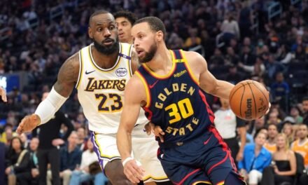 Curry se ofusca en la derrota de los Warriors ante los Lakers