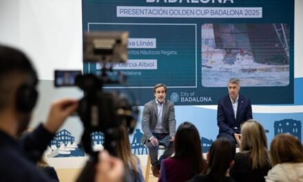 Badalona pone en valor el turismo náutico en Fitur y anuncia la regata Golden Cup