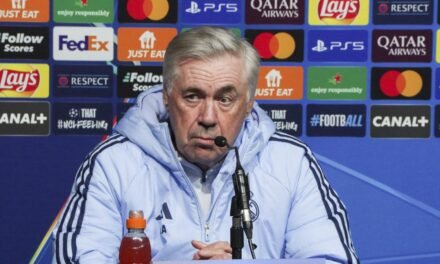 Ancelotti: “Es inexplicable que no hayan sacado la roja”
