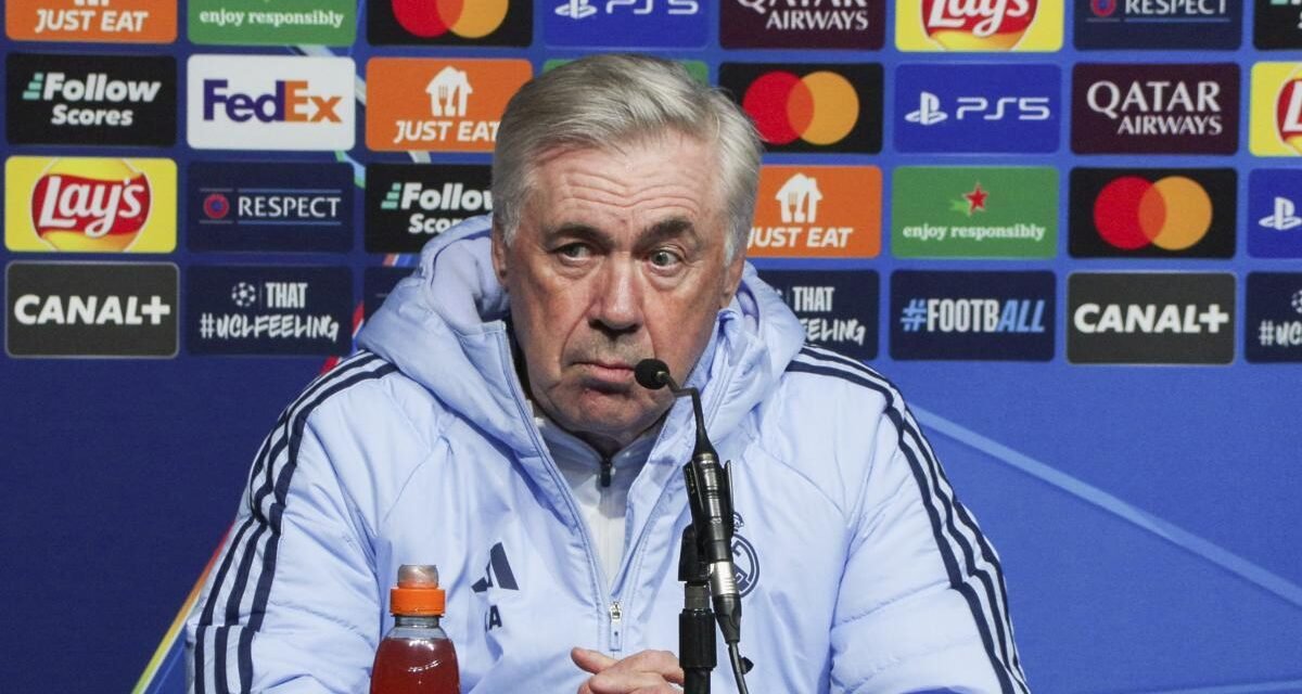 Ancelotti: “Estoy más tranquilo con los arbitrajes en Europa”