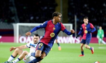 Lamine Yamal alcanza los 100 partidos como profesional con solo 17 años