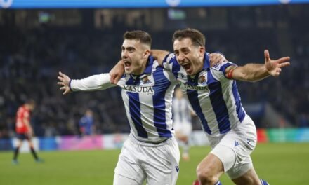 Un cuarto de hora mágico de la Real vale una semifinal de Copa