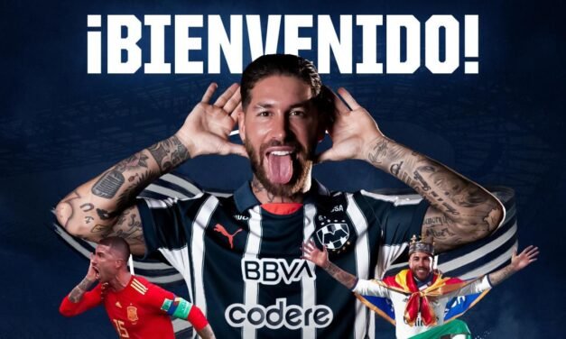 Sergio Ramos homenajea al Real Madrid en su nuevo equipo, el Rayados de Monterrey