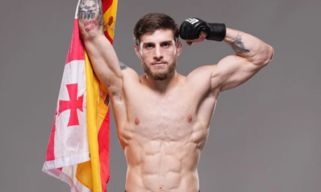 Aleksandre Topuria, preparado para su debut en la UFC