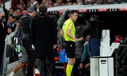 Soto Grado pita el primer penalti en contra del Real Madrid en esta Liga