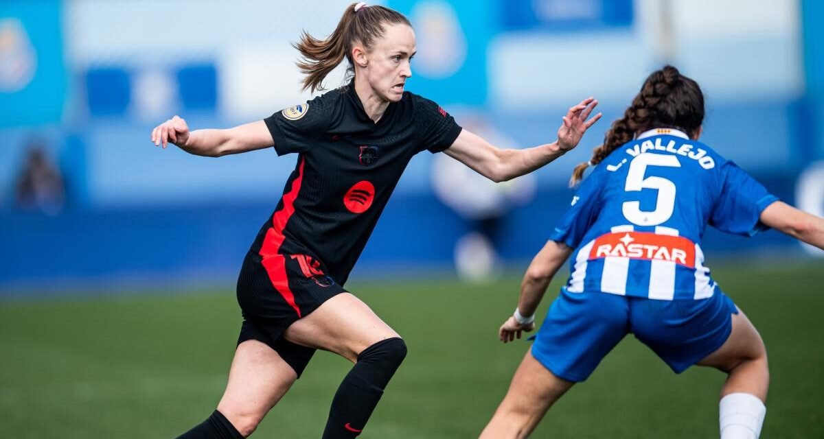 El Barça se lleva el derbi femenino tras pasar 72 minutos estrellándose contra el muro blanquiazul