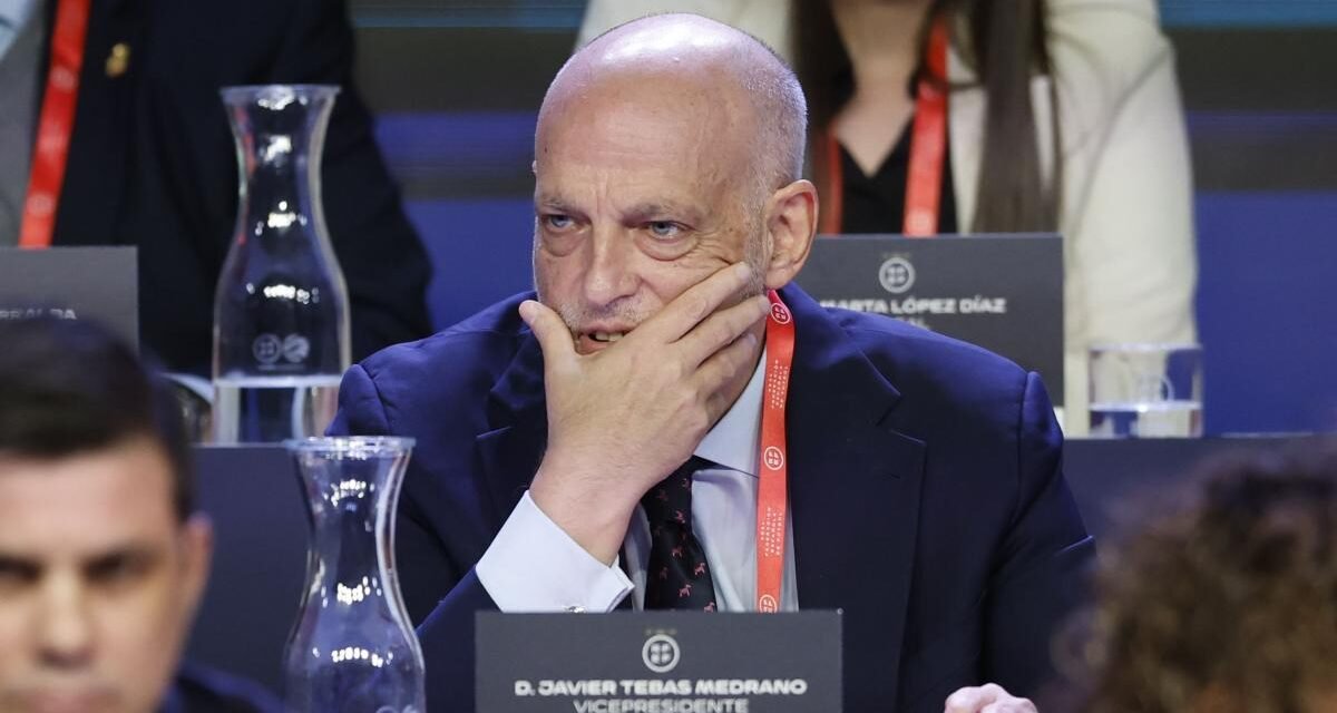 Tebas responde a Ancelotti: “Que te usen para esto es una pena”