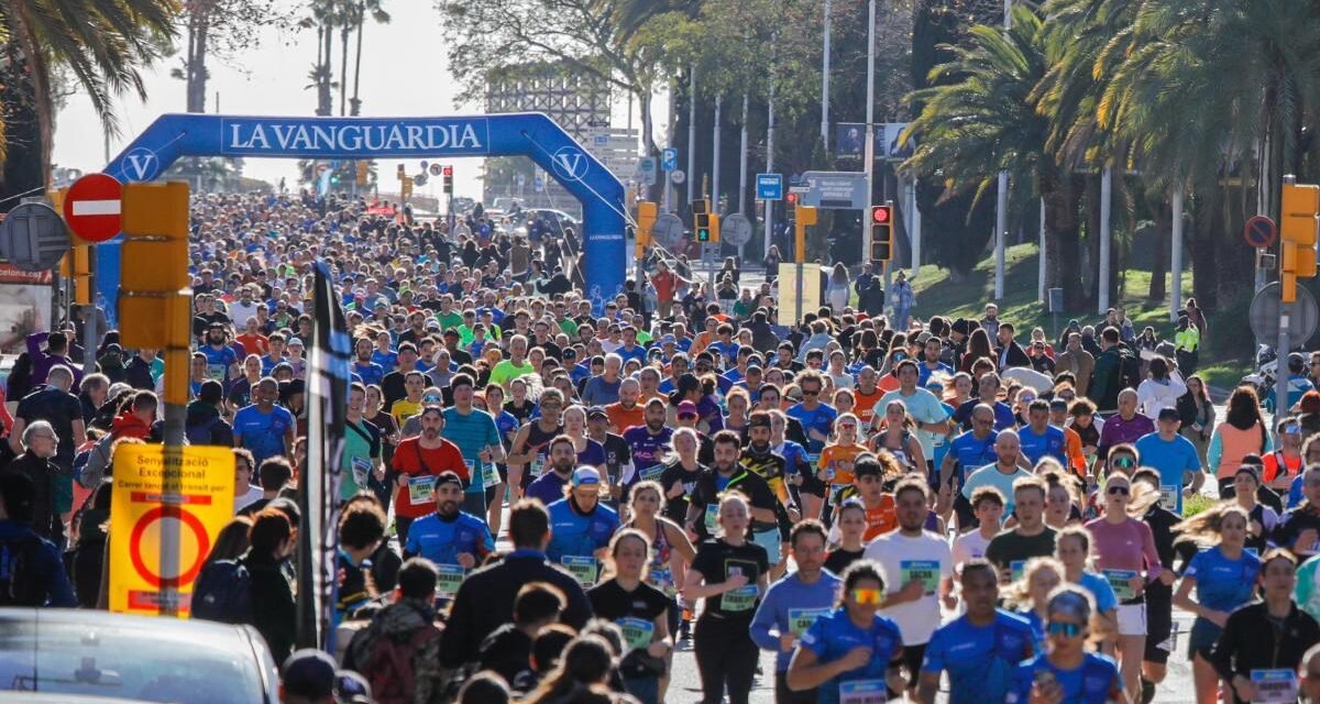 Éxito total del medio maratón de Barcelona