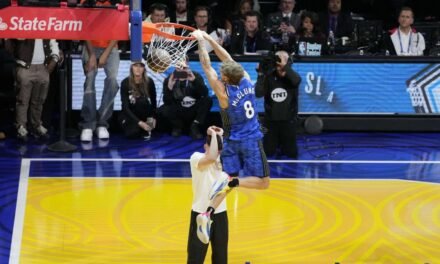 Herro destrona a Lillard en los triples y McClung hace historia con el primer triplete en mates