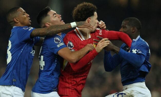 El último derbi en Goodison Park
