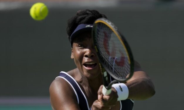 Venus Williams vuelve a jugar a sus 44 años