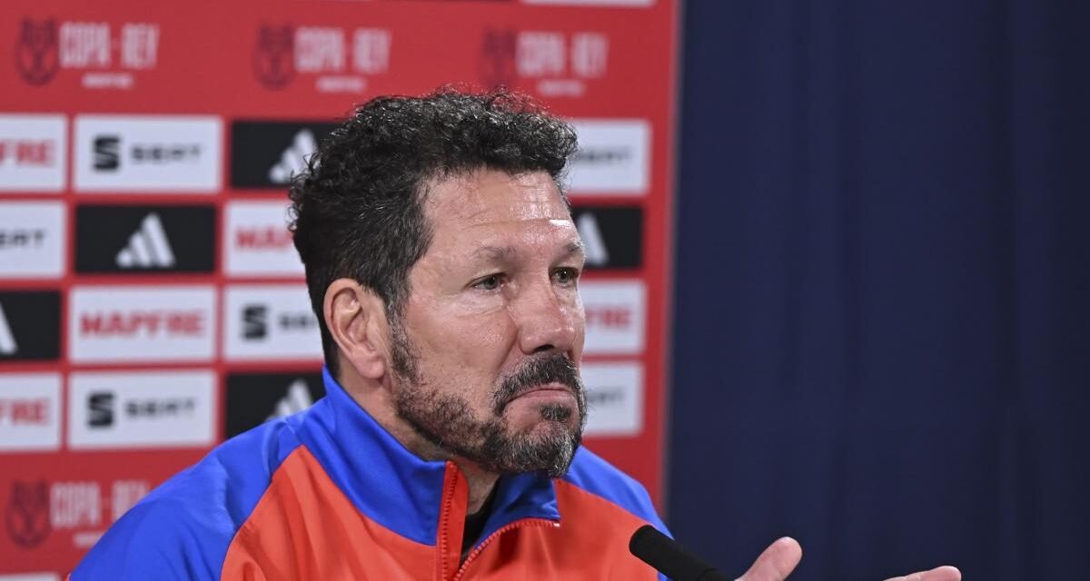 Simeone: “El espíritu de mi equipo me apasiona”