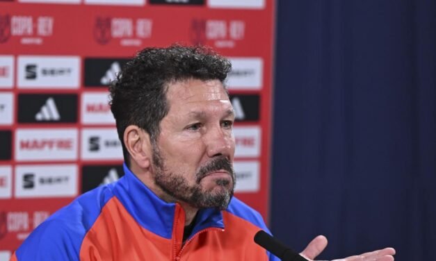 Simeone: “El espíritu de mi equipo me apasiona”