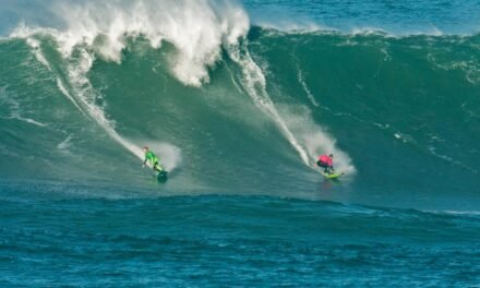 Santander recibe al campeonato de surf de La Vaca Gigante con olas de más de nueve metros