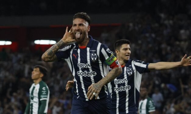 Sergio Ramos marca su primer gol en México