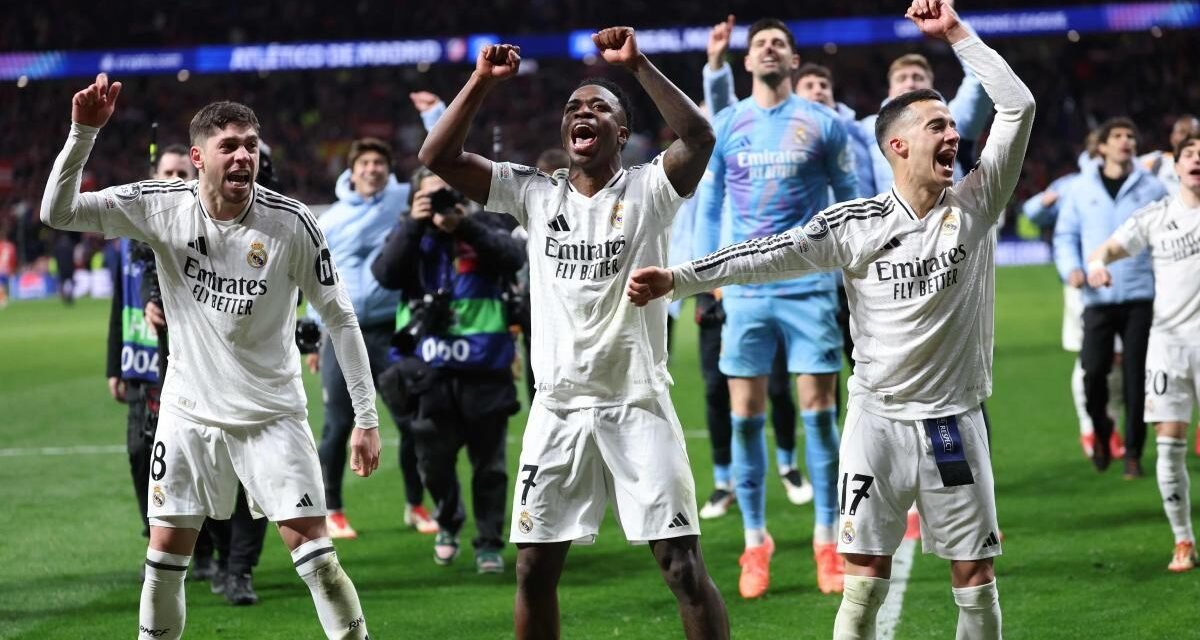 La UEFA abre investigación a jugadores del Madrid por sus celebraciones tras eliminar al Atlético