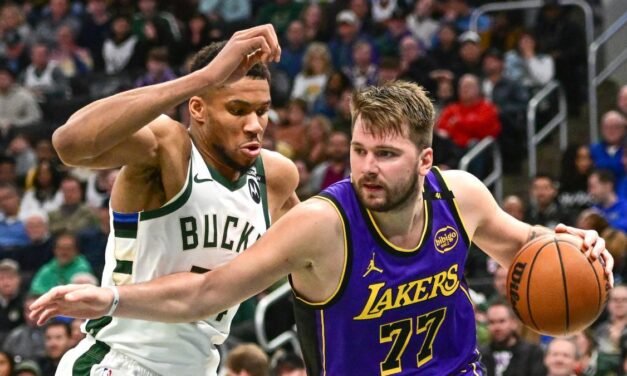 Luka Doncic consigue su mejor anotación con los Lakers al anotar 45 puntos